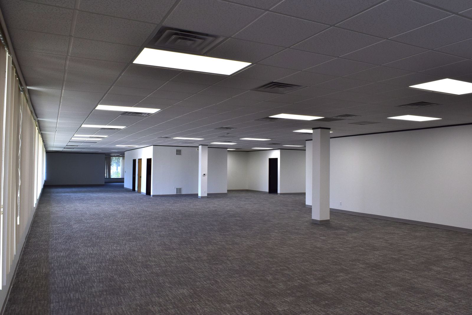 Open office commercial make-ready space, Austin, TX
